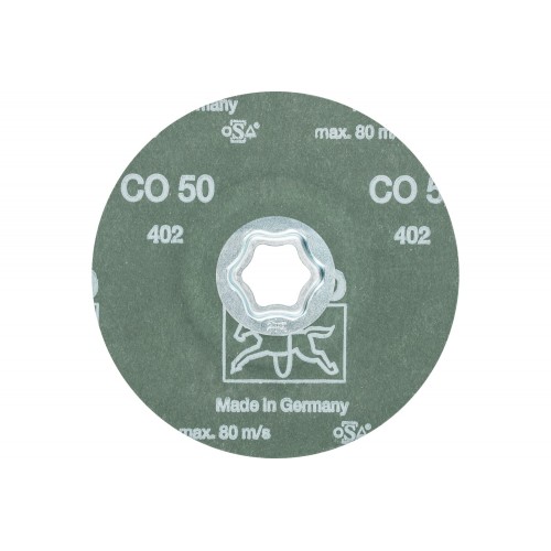 Disco de lija COMBICLICK, grano cerámico, Ø 125 mm CO50 para un arranque máximo en acero