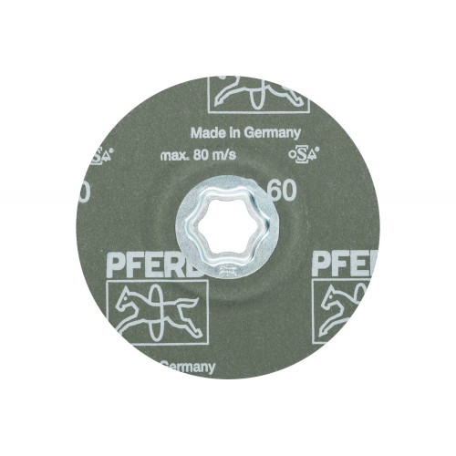 Disco de lija COMBICLICK, grano cerámico, Ø 125 mm CO60 para un arranque máximo en acero