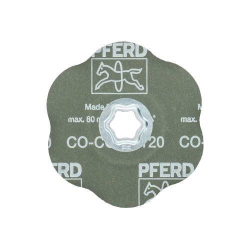 Disco de lija COMBICLICK, grano cerámico, Ø 125 mm CO-COOL120 CONTOUR para contornos