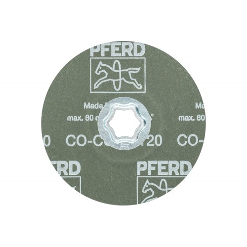 Disco de lija COMBICLICK, grano cerámico, Ø 125 mm CO-COOL120 para acero inoxidable (5)