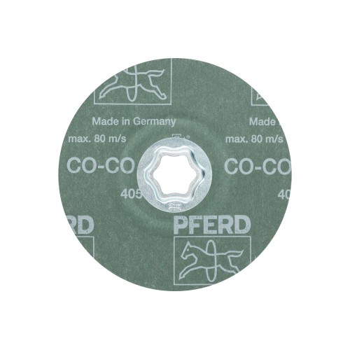 Disco de lija COMBICLICK, grano cerámico, Ø 125 mm CO-COOL60 para acero inoxidable