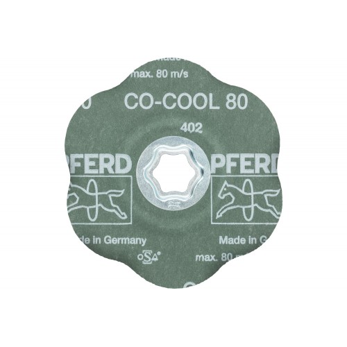 Disco de lija COMBICLICK, grano cerámico, Ø 125 mm CO-COOL80 CONTOUR para contornos