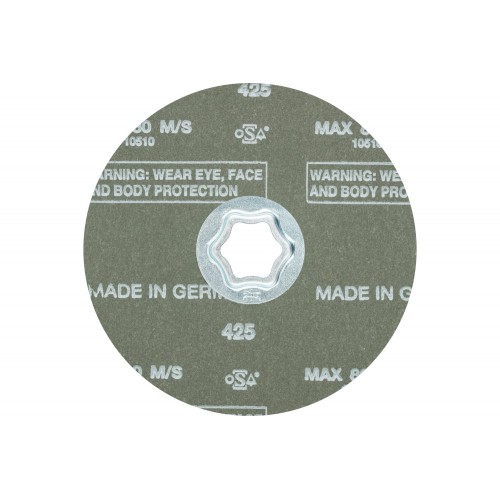 Disco de lija COMBICLICK, circonio, Ø 125 mm Z120 para un arranque máximo en acero