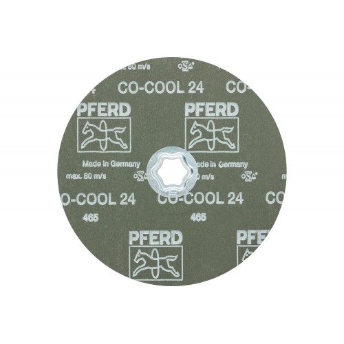 Disco de lija COMBICLICK, grano cerámico, Ø 180 mm CO-COOL24 para acero inoxidable