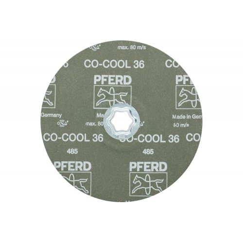Disco de lija COMBICLICK, grano cerámico, Ø 180 mm CO-COOL36 para acero inoxidable