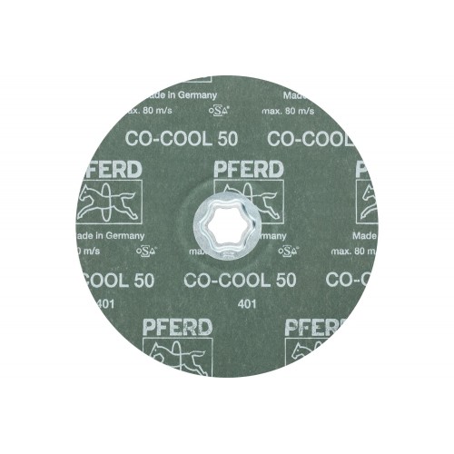 Disco de lija COMBICLICK, grano cerámico, Ø 180 mm CO-COOL50 para acero inoxidable