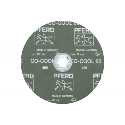 Disco de lija COMBICLICK, grano cerámico, Ø 180 mm CO-COOL60 para acero inoxidable