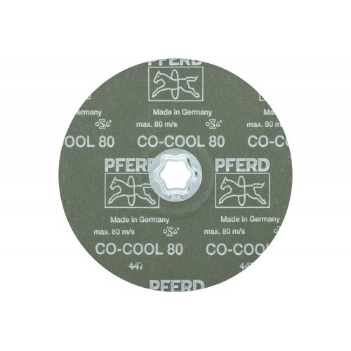 Disco de lija COMBICLICK, grano cerámico, Ø 180 mm CO-COOL80 para acero inoxidable