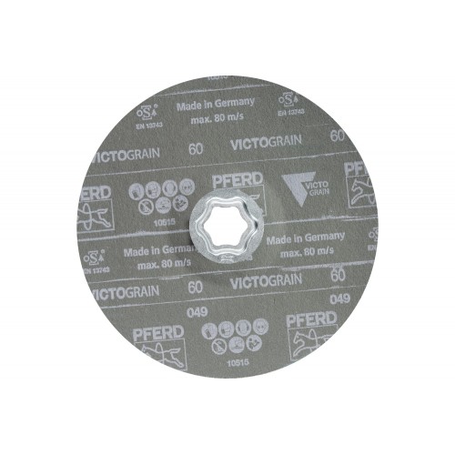 Disco de lija COMBICLICK Ø 180 mm VICTOGRAIN-COOL60 para acero y acero inoxidable