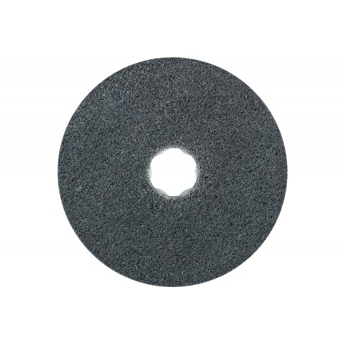 Disco de vellón prensado COMBICLICK CC PNER Ø 100 mm semiblando SiC, fino para acabado