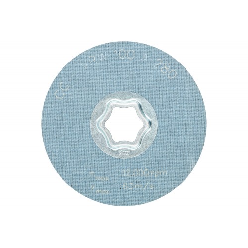Disco de vellón blando COMBICLICK CC Ø 100 mm A280, para limpieza y satinado con amoladora angular