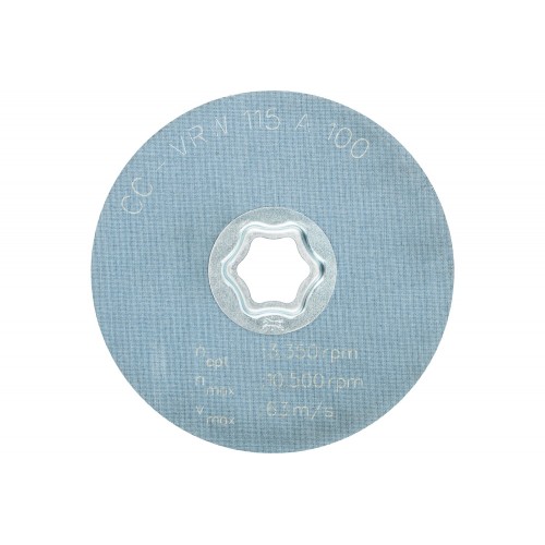 Disco de vellón blando COMBICLICK CC Ø 115 mm A100, para limpieza y satinado con amoladora angular