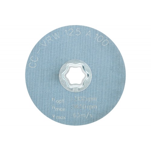 Disco de vellón blando COMBICLICK CC Ø 125 mm A100, para limpieza y satinado con amoladora angular