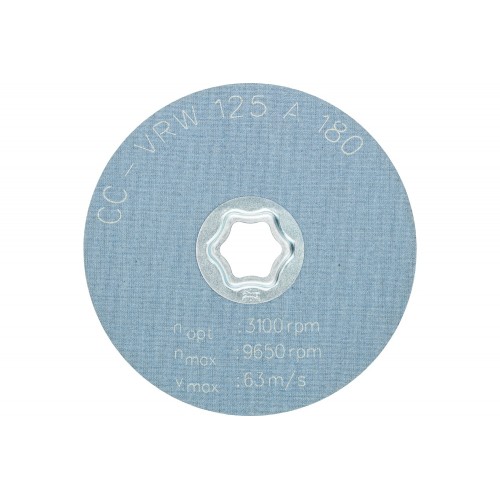 Disco de vellón blando COMBICLICK CC Ø 125 mm A180, para limpieza y satinado con amoladora angular
