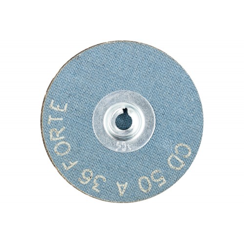 Disco lijador COMBIDISC, corindón CD Ø 50 mm A36 FORTE para un arranque máximo