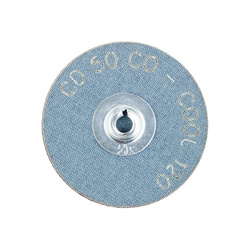 Disco lijador COMBIDISC, grano cerámico CD Ø 50 mm CO-COOL120 para acero y acero inoxidable