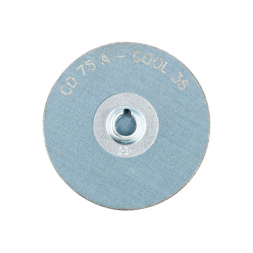 Disco lijador COMBIDISC, corindón CD Ø 75 mm A36 COOL para acero inoxidable