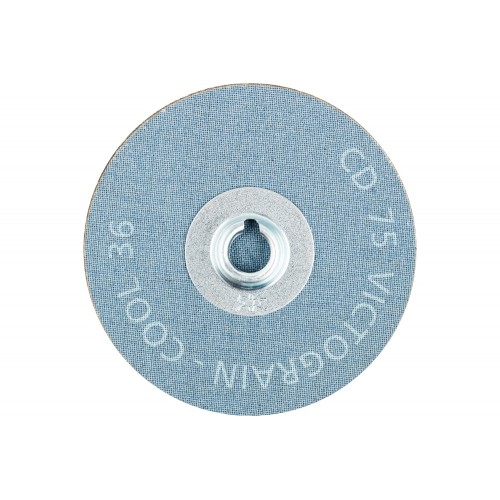 Disco lijador COMBIDISC CD Ø 75 mm VICTOGRAIN-COOL36 para acero y acero inoxidable