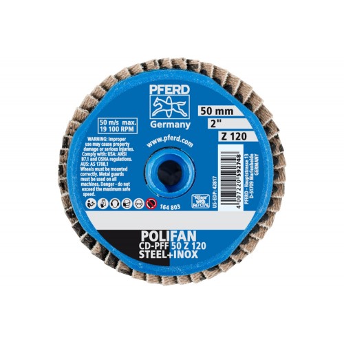 Mini-POLIFAN COMBIDISC, circonio CD Ø 50 mm Z120 para acero templado