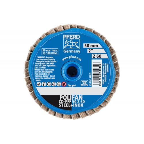 Mini-POLIFAN COMBIDISC, circonio CD Ø 50 mm Z60 para acero templado