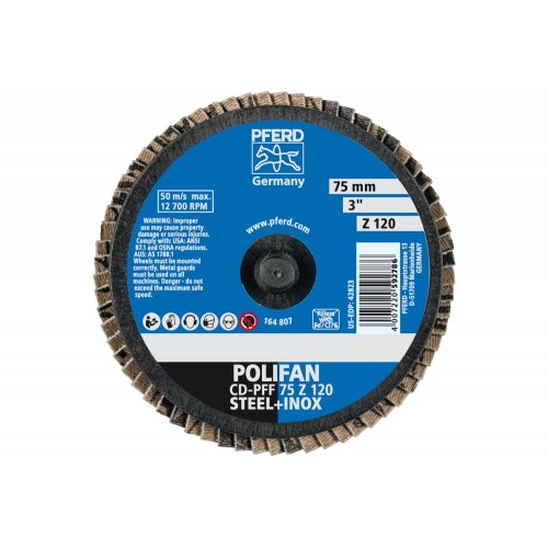 Mini-POLIFAN COMBIDISC, circonio CD Ø 75 mm Z120 para acero templado