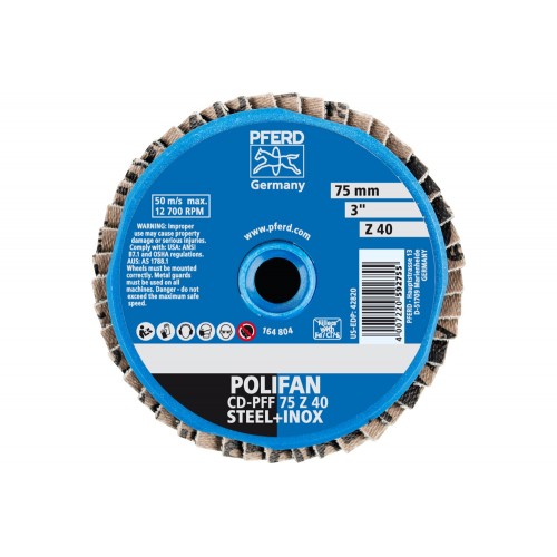 Mini-POLIFAN COMBIDISC, circonio CD Ø 75 mm Z40 para acero templado