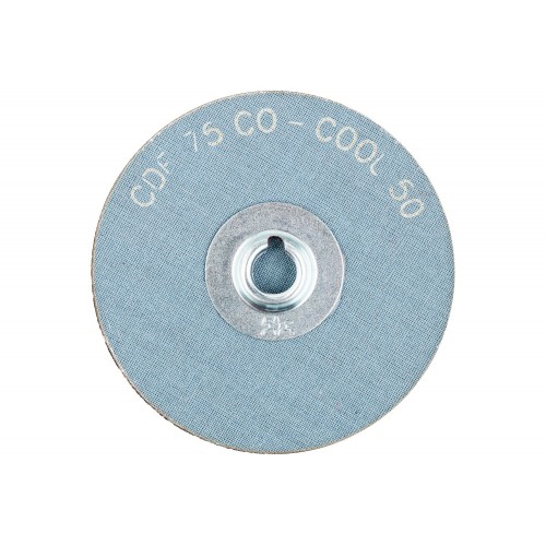 Minidiscos de lija COMBIDISC, grano cerámico CDF Ø 75 mm CO-COOL50 para acero y acero inoxidable