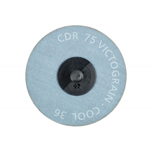 Disco lijador COMBIDISC CDR Ø 75 mm VICTOGRAIN-COOL36 para acero y acero inoxidable