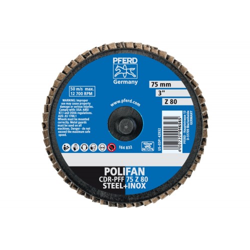 Mini-POLIFAN COMBIDISC, circonio CDR Ø 75 mm Z80 para acero templado