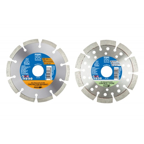 Discos de corte, ejecución segmentada