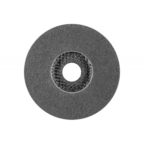 Disco de vellón prensado POLINOX DISC PNER Ø 115 mm agujero Ø 22,23 mm semiduro SIC fino para acabado
