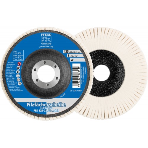 Discos de láminas de fieltro