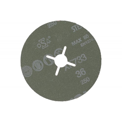 Disco de lija, grano cerámico Ø 100 mm CO-ALU36, para materiales no férricos blandos
