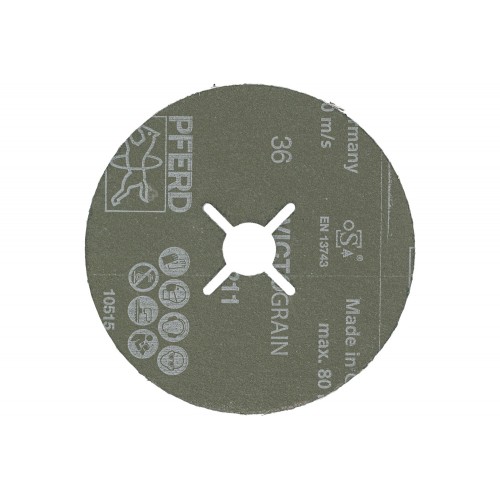 Disco de lija Ø 100 mm VICTOGRAIN 36 para máximo rendimiento en acero