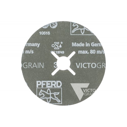 Disco de lija Ø 100 mm VICTOGRAIN-COOL36 para acero inoxidable y acero