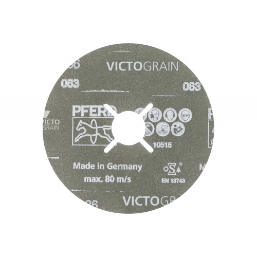 Disco de lija Ø 115 mm VICTOGRAIN-COOL36 para acero inoxidable y acero