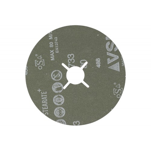 Disco de lija, grano cerámico Ø 125 mm CO-ALU80, para materiales no férricos blandos