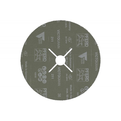 Disco de lija Ø 180 mm VICTOGRAIN 36 para máximo rendimiento en acero