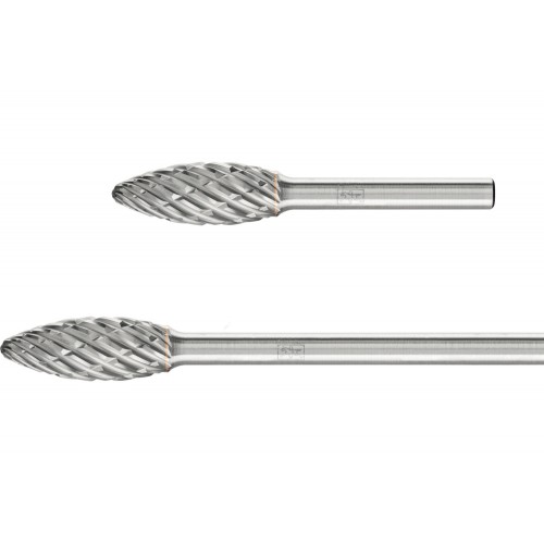 Fresas de metal duro para alto rendimiento, STEEL, forma de llama B