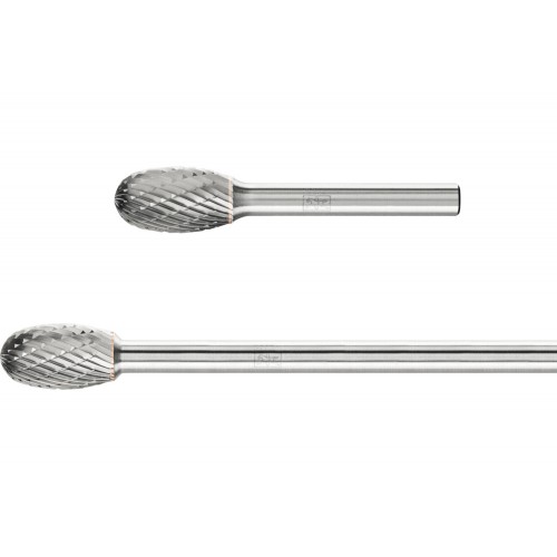 Fresas de metal duro para el uso universal, dentado 3 PLUS, forma de gota TRE