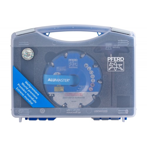 Disco de fresado de alto rendimiento ALUMASTER F Ø 115 mm para amoladoras angulares, mecanizado de aluminio