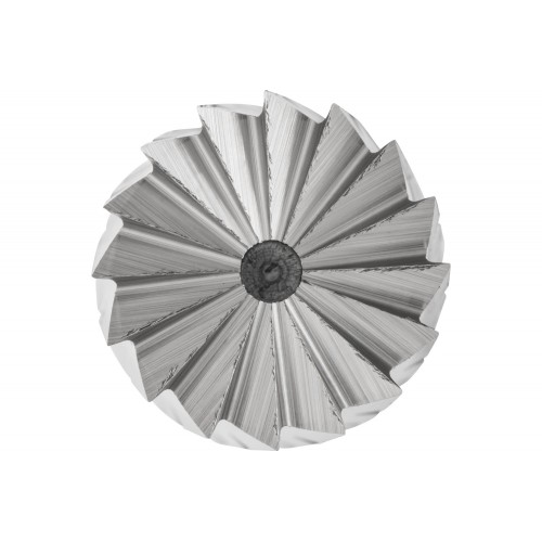 Fresa HSS forma cilíndrica frontal A-ST Ø 12x25 mm, mango Ø 6 mm, Z 2 medio univ rompevirutas