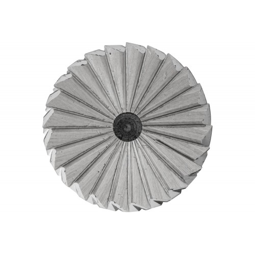 Fresa HSS forma cilíndrica frontal A-ST Ø 12x25 mm, mango Ø 6 mm, Z 3 semifino universal y rompevirutas