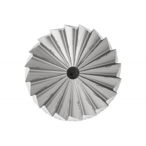 Fresa HSS forma cilíndrica frontal A-ST Ø 16x25 mm, mango Ø 6 mm, Z 2 medio univ rompevirutas