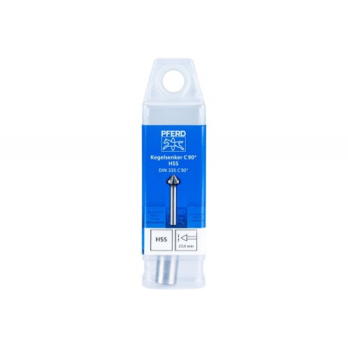 Avellanador y avellanador cónico HSS 90° Ø 23 mm, mango Ø 10 mm DIN 335 C