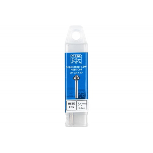 Avellanador y avellanador cónico Co5 HSSE 90° Ø 10,4 mm, mango Ø 6 mm DIN 335 C