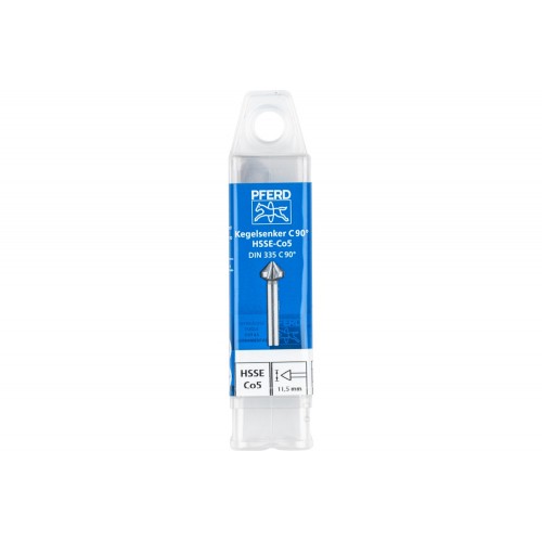 Avellanador y avellanador cónico Co5 HSSE 90° Ø 11,5 mm, mango Ø 8 mm DIN 335 C