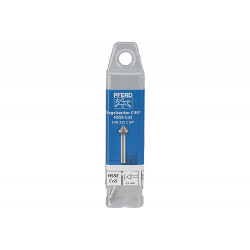Avellanador y avellanador cónico Co5 HSSE 90° Ø 5 mm, mango Ø 4 mm DIN 335 C