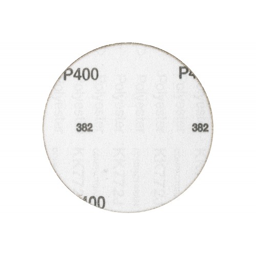 Disco de lija sistema velcro, grano compacto KR Ø 125 mm A400 CK para lijado fino con amoladora angular