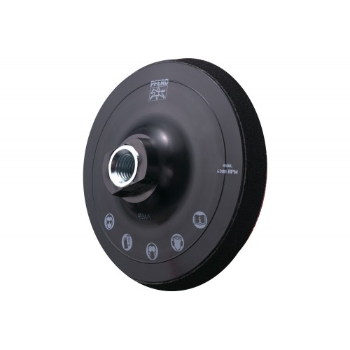 Plato de apoyo blando para disco de lija sistema velcro KRH-S Ø 115 mm, rosca M14